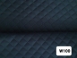 Preview: Outdoorstoff "Wilma"  gesteppt Karo schwarz