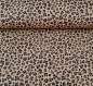 Preview: Kunstleder bedruckt Leopard braun