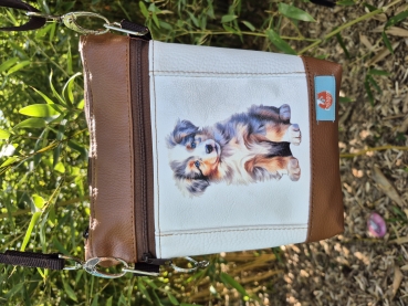Gassitasche Hundetasche Australian Shepherd – Leckerchentasche & Umhängetasche für Hunde