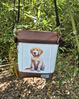 Gassitasche Hundetasche Golden Retriever – Leckerchentasche & Umhängetasche für Hunde