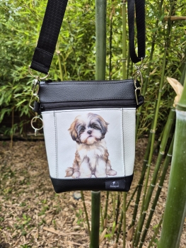 Gassitasche Hundetasche Shih Tzu – Leckerchentasche & Umhängetasche für Hunde