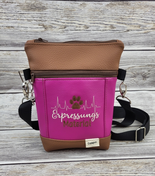 Gassitasche  höheres Modell !! Hundetasche Leckerchentasche Futtertasche Leckerchenbeutel