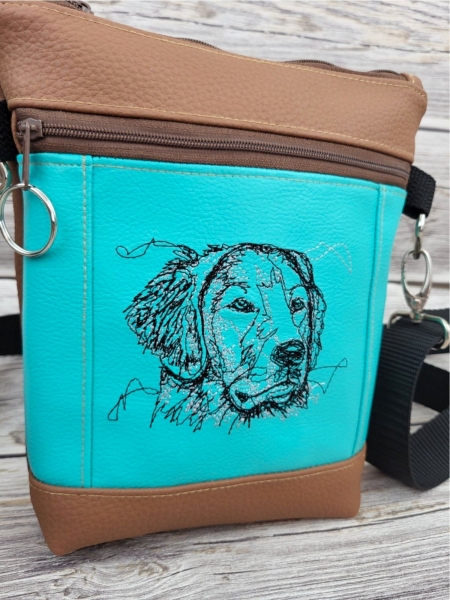 Gassitasche Hundetasche Leckerchentasche Leckerlibeutel Futterbeutel Golden Retriever