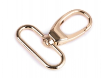 Karabiner - goldfarben - oval - 38 mm Durchlass